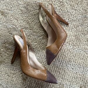 Emerson Fry leather Slingback heels size 37 Nwot